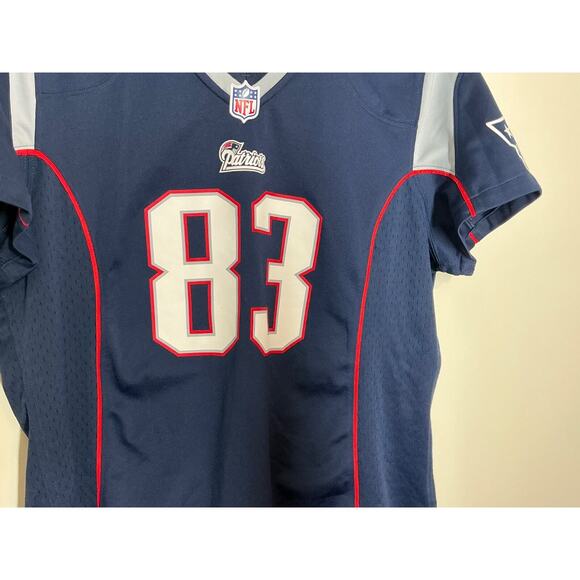 Wes Walker New England Patriots NFL Nike Football Jersey Women's size XL - Picture 5 of 7